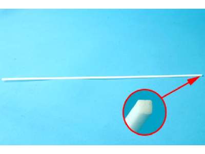 Plastic Beam 3mm (Square) - 1 pcs. - image 1