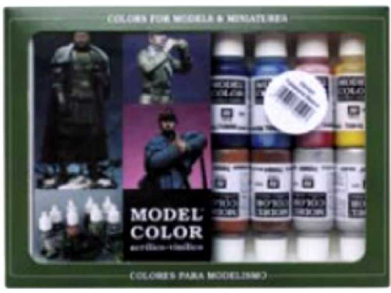 Model Color paint set Folkstone Basics - 16 units  - image 1