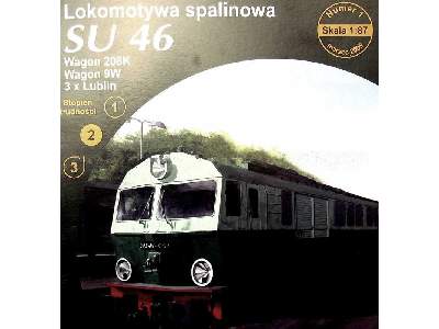 Lokomotywa spalinowa Su 46 + wagony 208K, Wagon 9W, 3xLublin - image 2