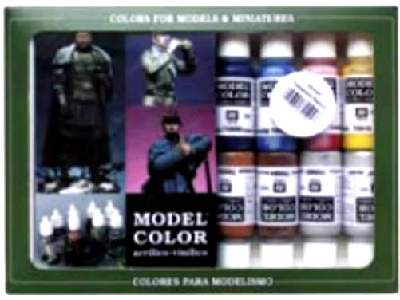 Model Color paint set WWII German Camouflage - 16 units - image 1