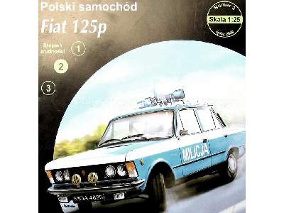 Polski Samochód Fiat 125p MILICJA - image 2