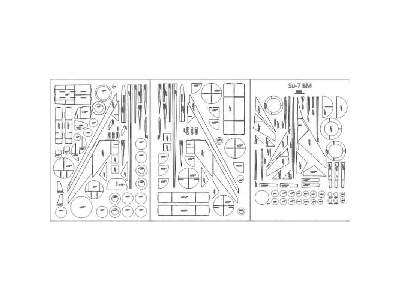 Zestaw Laserowy Samolot myśliwsko-bojowy Su-7 BM - image 1