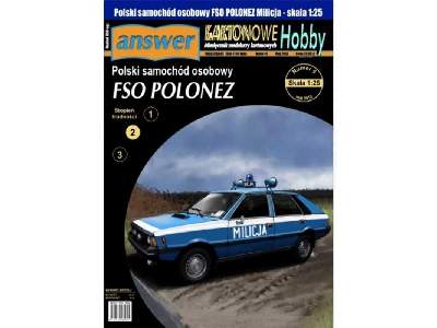 Polski samochód osobowy FSO POLONEZ Milicja - image 1