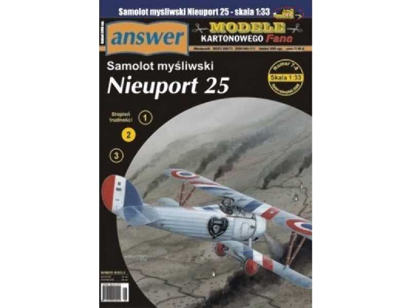 Samolot myśliwski Nieuport 25 - image 1