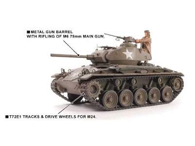 U.S. WWII M24 Chaffee Light Tank - image 7