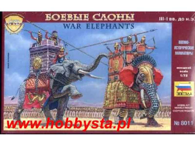 Figures - War Elephants - III - I w. p.n.e. - image 1 Figures - War Elephants - III - I w. p.n.e. - image 1