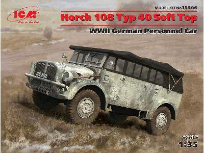 Horch 108 Typ 40 Soft Top, WWII German Personnel Car - image 1