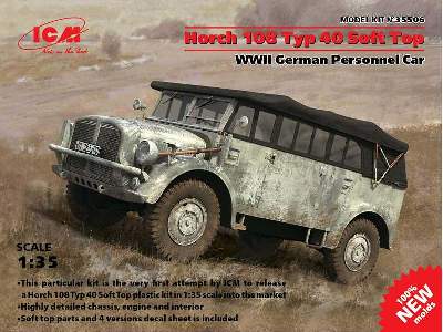 Horch 108 Typ 40 Soft Top, WWII German Personnel Car - image 15