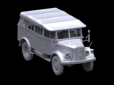 Mercedes L1500A Soft Top, WWII German Personnel Car - image 2