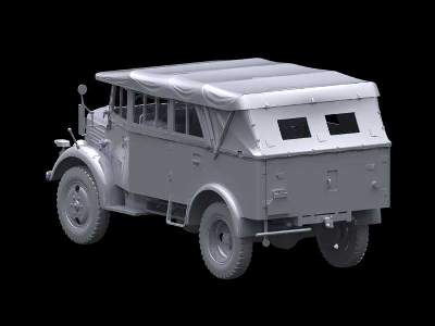 Mercedes L1500A Soft Top, WWII German Personnel Car - image 3