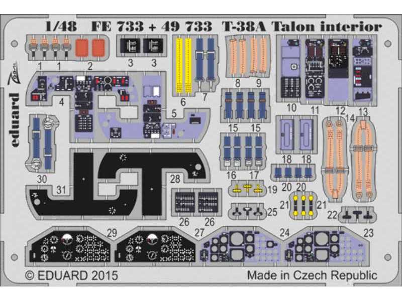 T-38A Talon interior 1/48 - Wolfpack - image 1