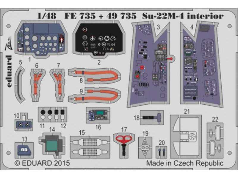 Su-22M-4 interior 1/48 - Smer - image 1