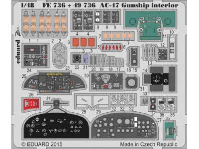 AC-47 Gunship interior S. A. 1/48 - Revell - image 1