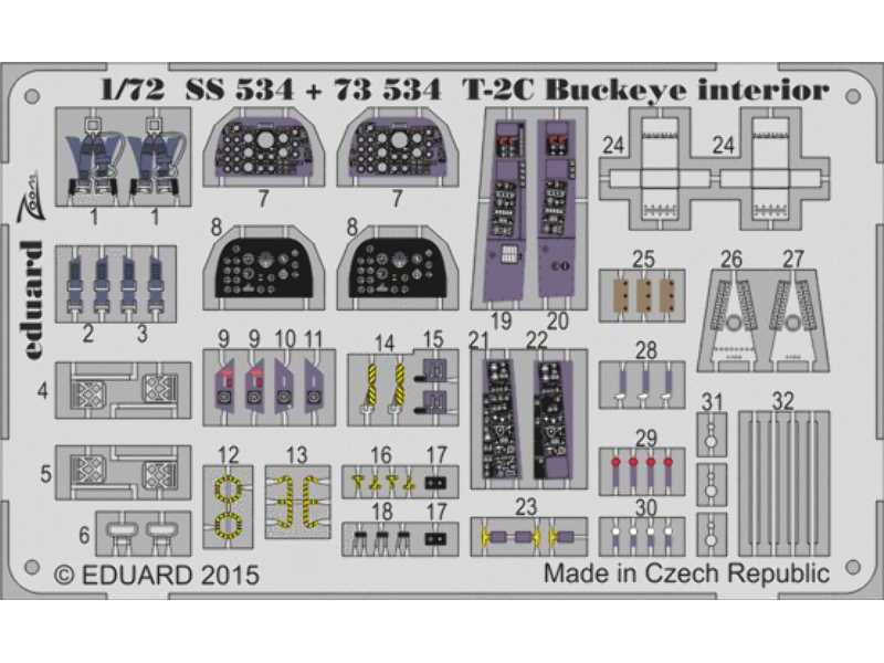 T-2C Buckeye interior 1/72 - Wolfpack - image 1