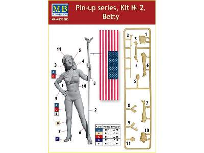 Pin-up series, Kit No. 2. Betty - image 4