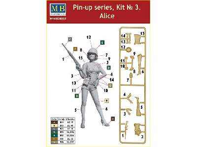 Pin-up series, Kit No. 3. Alice - image 4
