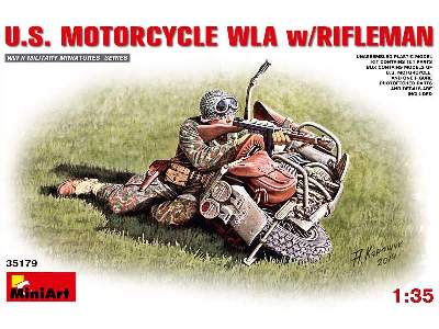 U.S. Motorcycle  WLA w/Rifleman - image 1