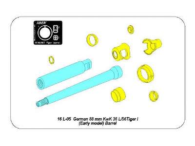 German 88 mm KwK 36 L/56 Tiger I Early Barrel - image 11