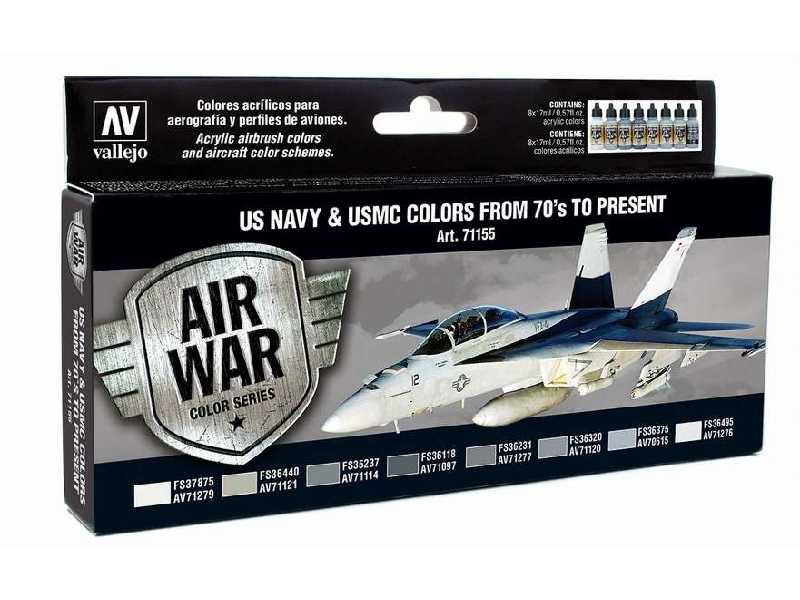 Model Air Color Set - US NAVY & USMC Colours from 70’ to present - image 1