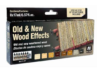 Model Air Color Set - Old and New Wood Effects - 8 units - image 1