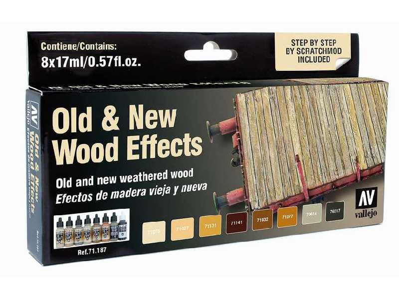 Model Air Color Set - Old and New Wood Effects - 8 units - image 1