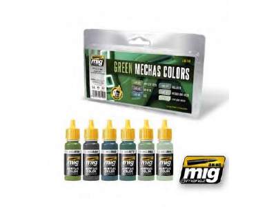 Green Mechas Colors Set - image 1