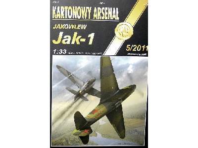 Kartonowy Arsenał Jakowlew Jak-1 5-2011 - image 2