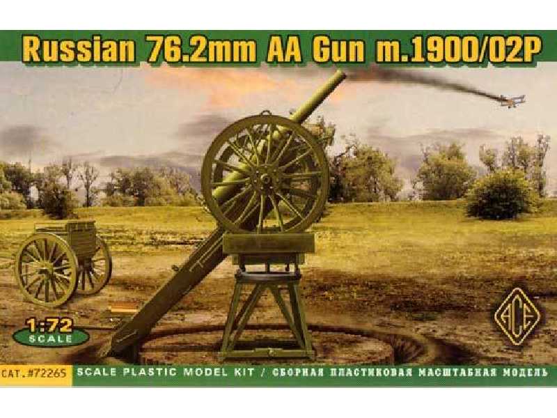 Russian 76,2 mm AA Gun m.1900/02P - image 1 Russian 76,2 mm AA Gun m.1900/02P - image 1