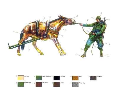 Horse Drawn Breda 20/65 mod. 35 w/ crew - image 2