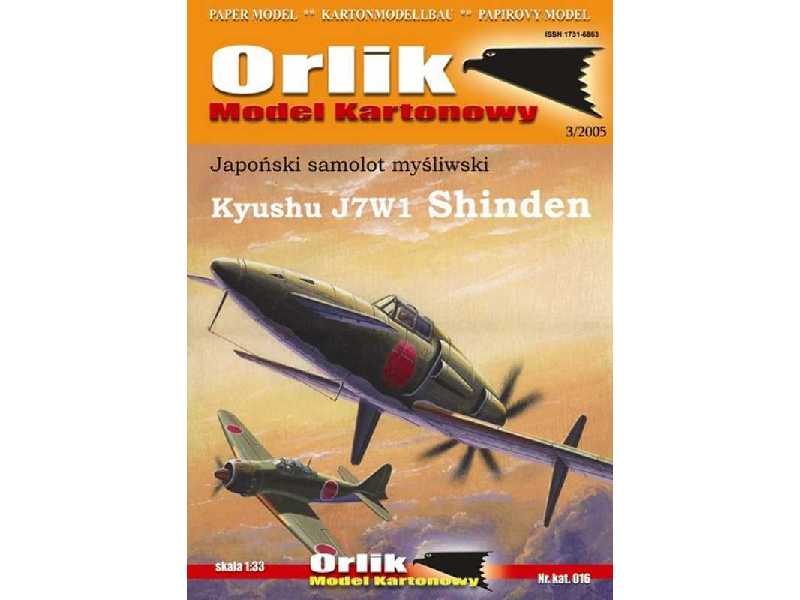 Japoński samolot myśliwski Kyushu J7W1 Shinden - image 1