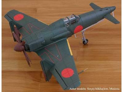 Japoński samolot myśliwski Kyushu J7W1 Shinden - image 8