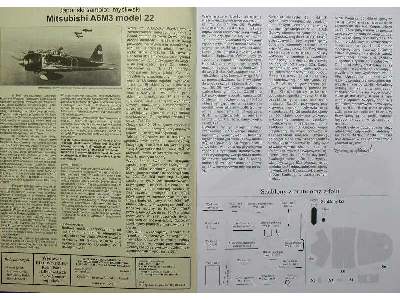 Japoński samolot myśliwski Mitsubishi A6M3 Model 32/22 - image 2