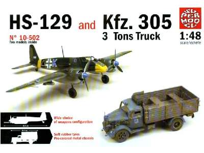 Henschel Hs-129 & Opel Blitz Kfz. 305 3 Ton Truck - image 1