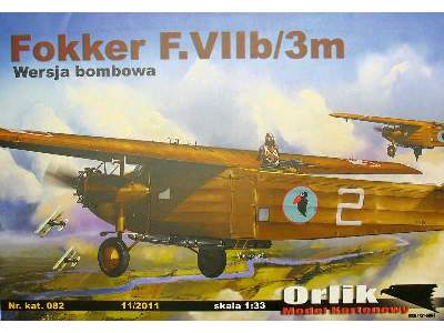 Samolot bombowy Fokker F.VIIb/3m - image 2