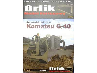 Japoński buldożer KOMATSU G-40 - image 16