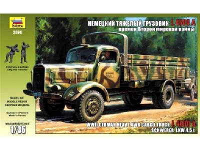 Heavy German Cargo Truck L 4500 S - image 1