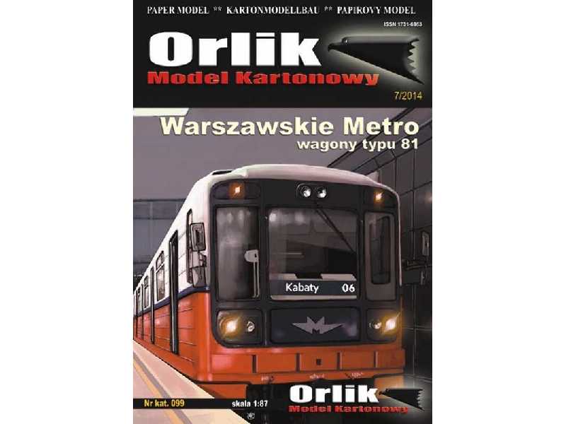 Warszawskie metro. Wagony typu 81 - image 1