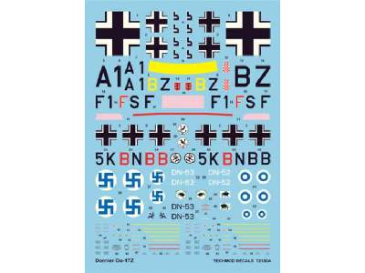 Decals - Dornier Do 17Z - image 1