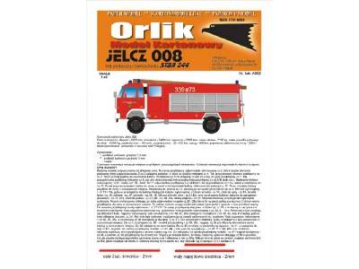Samochód strażacki - Jelcz 008 w malowaniu OSP Porąbka - image 1