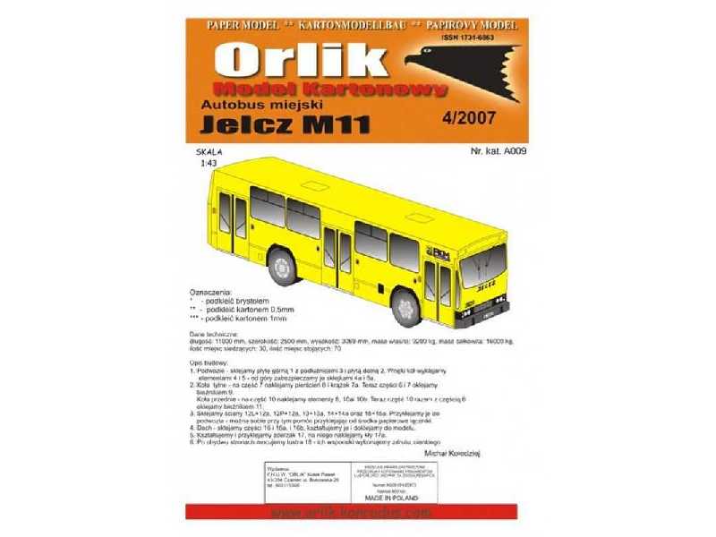 Autobus miejski Jelcz M11 - image 1
