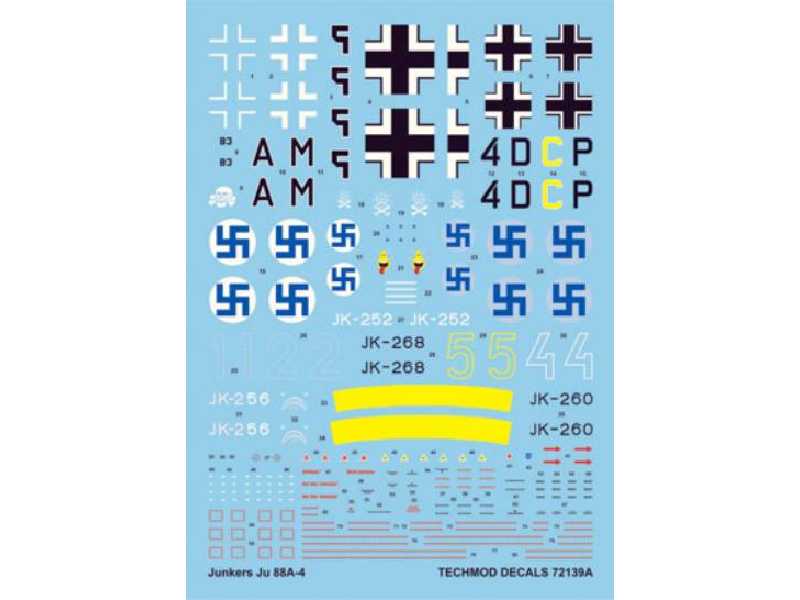 Decals - Junkers Ju 88A-4 - image 1