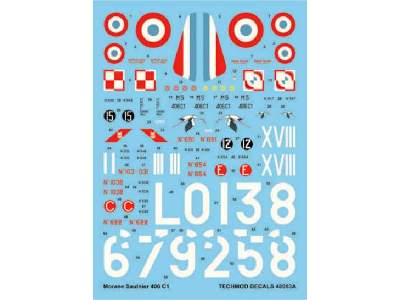 Decals - Morane-Saulnier MS.406C1 - image 1