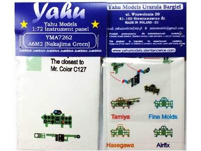 A6M2 Nakajima Green - Tamyia / Airfix / Hasegawa / FM - image 1