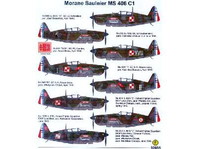 Decals - Morane-Saulnier MS.406C1 - image 2