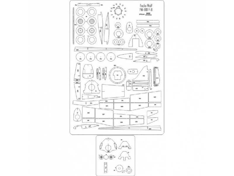 Zestaw Lasrerowy FOCKE-WULF FW 190F-8 - image 1