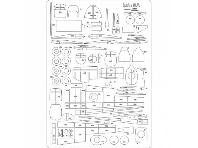 Zestaw Lasrerowy SPITFIRE MK.VC - image 1