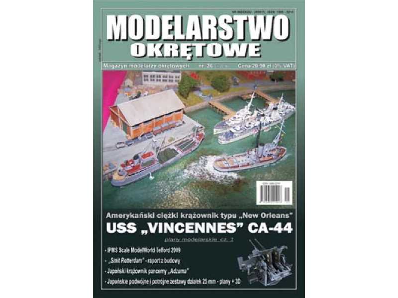 Modelarstwo Okrętowe nr 26 1-2010 ciężki krążownik USS VIN - image 1