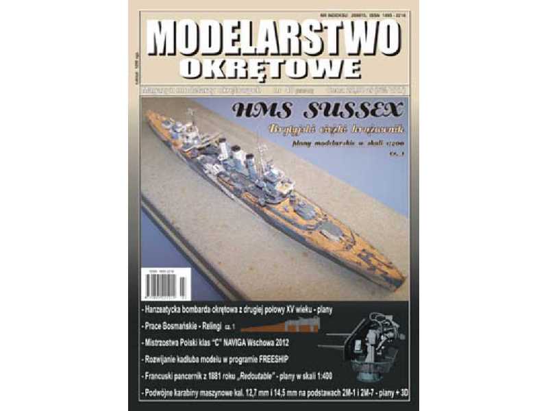 Modelarstwo Okrętowe nr 40 3-2012 HMS SUSSEX - image 1