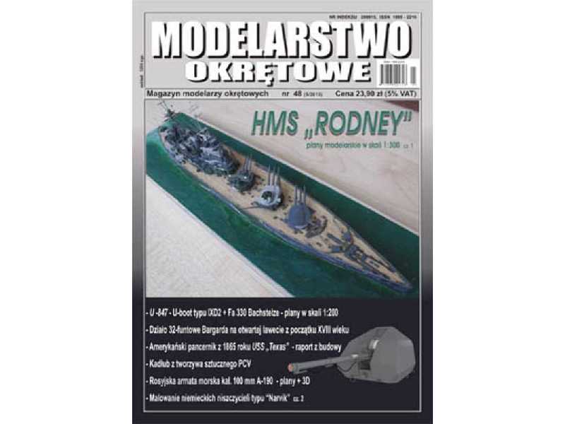 Modelarstwo Okrętowe nr 48 5-2013 HMS Rodney cz.1 - image 1