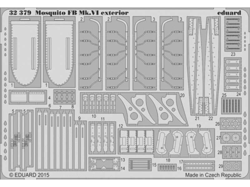 Mosquito FB Mk. VI exterior 1/32 - Tamiya - image 1